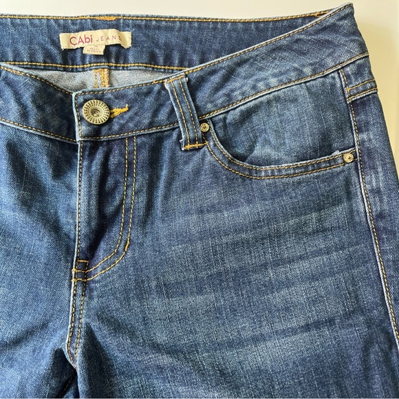 CAbi Style #750 Slim Fit Ruby Jeans Indigo Wash Size 8 - Picture 7 of 13
